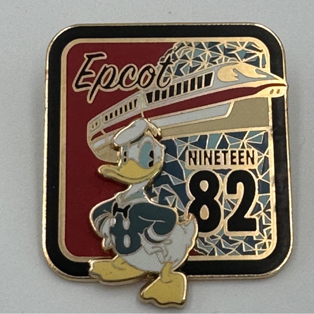 Epcot Donald Duck Enamel Pin